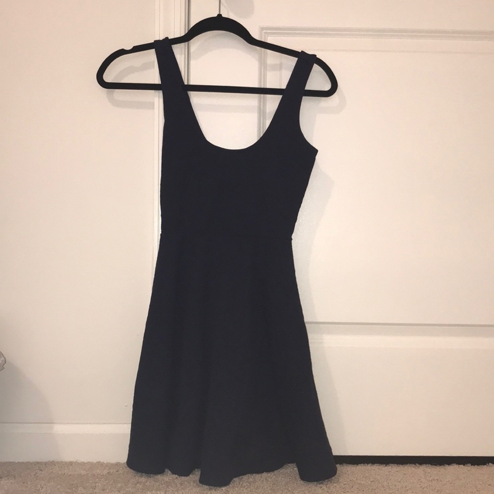 Urban outfitters navy blue skater dress